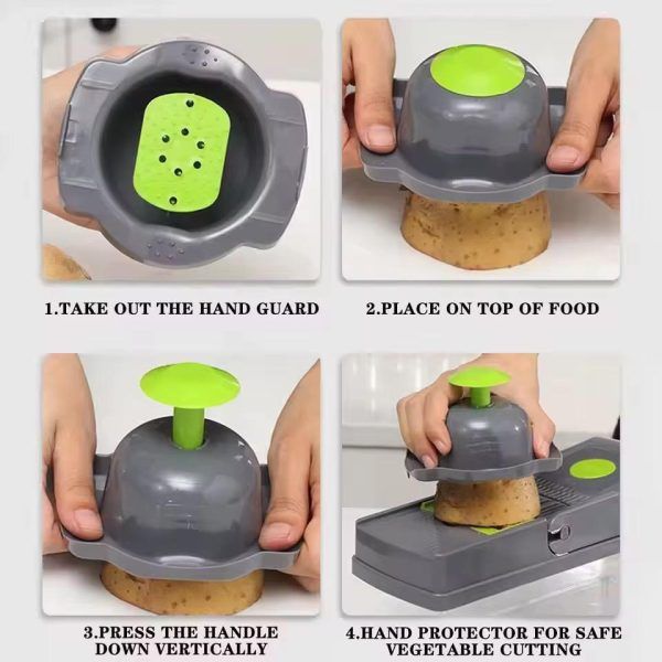 16-in-1 Mandoline Slicer & Vegetable Chopper – Multifunctional Food Cutter