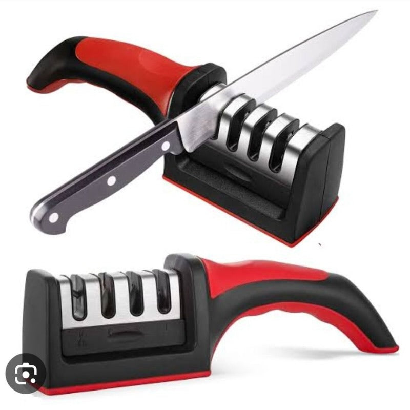 3-Stage Kitchen Knife Sharpener | Multifunctional Diamond Sharpening Tool