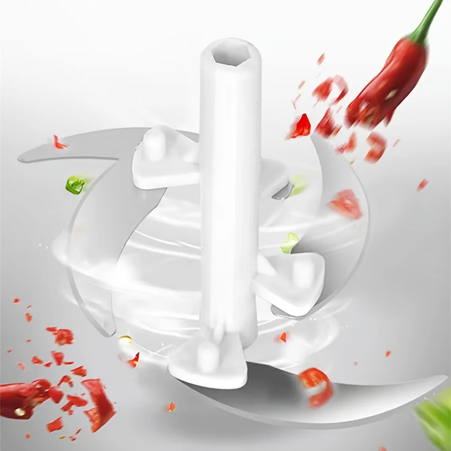 Manual Hand Push Food Chopper | Multifunction Vegetable, Meat & Mixer Grinder 1.5L