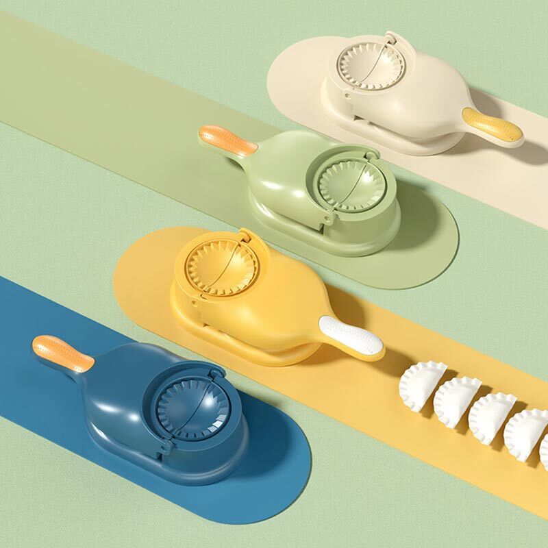 2-in-1 Dumpling & Samosa Maker – Easy Dough Press Kitchen Tool - Random color