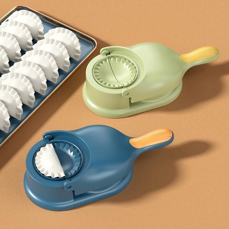 2-in-1 Dumpling & Samosa Maker – Easy Dough Press Kitchen Tool - Random color