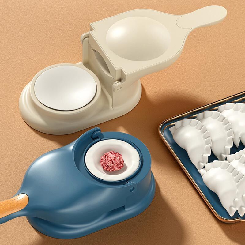 2-in-1 Dumpling & Samosa Maker – Easy Dough Press Kitchen Tool - Random color