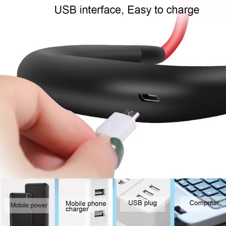Wearable Neck Fan | Portable Folding Handheld Cooling Fan for Kitchen & Outdoor Use