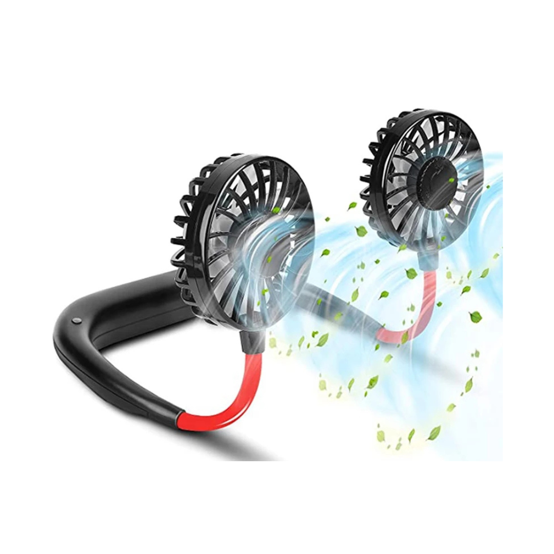 Wearable Neck Fan | Portable Folding Handheld Cooling Fan for Kitchen & Outdoor Use