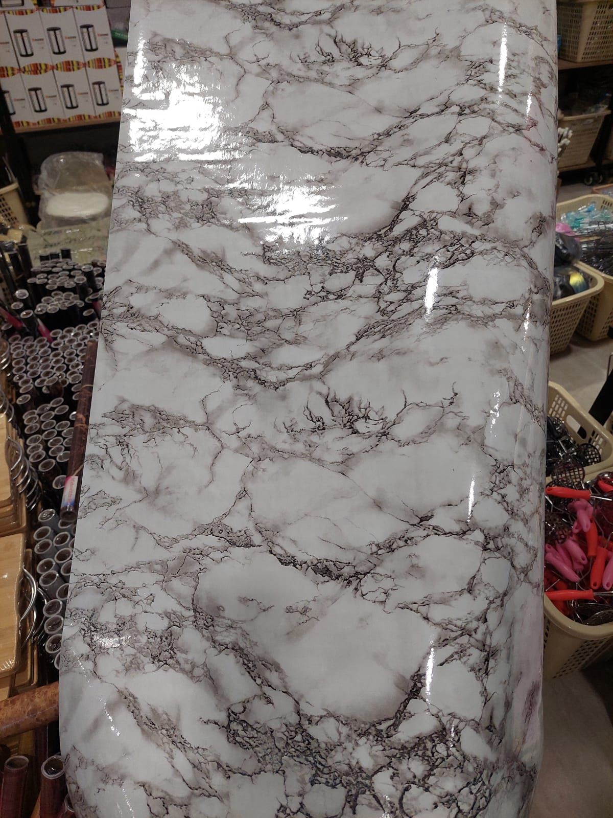 60 X 200 cm Self Adhesive Marble sheet | Water Proof and Heat Resistant