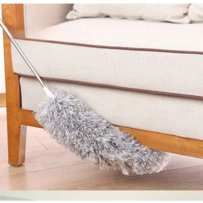 Extendable Microfiber Duster with Telescopic Handle | Bendable, Washable Fan & Ceiling Cleaner