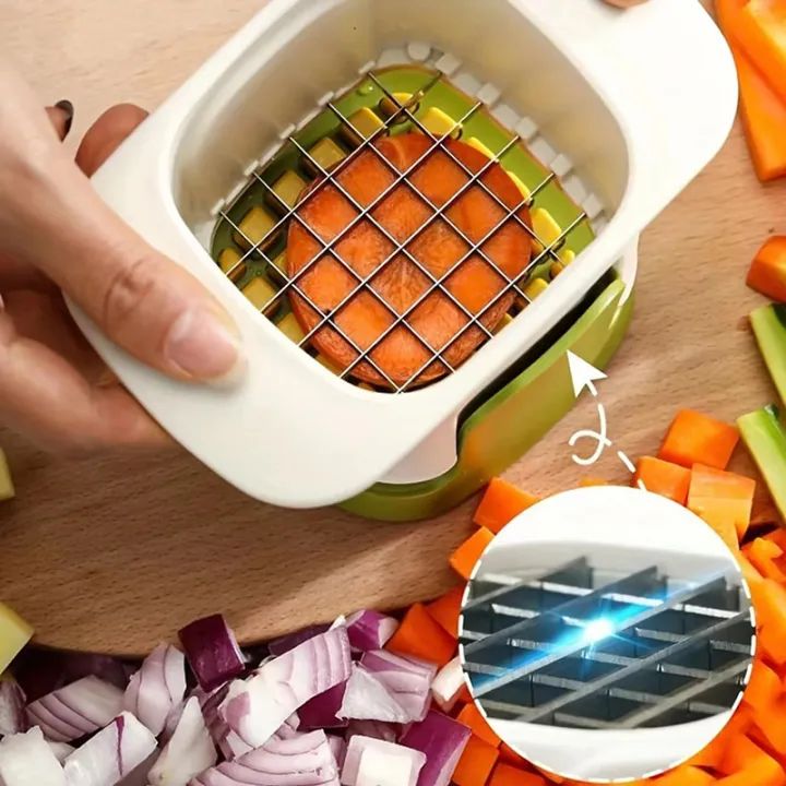 Multifunctional Vegetable Chopper & Slicer | Onion Dicer, Potato & Cucumber Cutter, Kitchen Tool