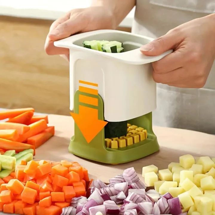 Multifunctional Vegetable Chopper & Slicer | Onion Dicer, Potato & Cucumber Cutter, Kitchen Tool