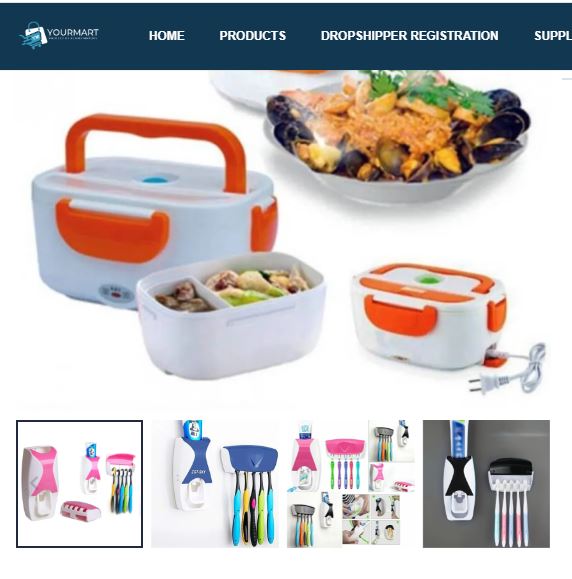 Portable Electric Lunch Box Food Warmer | Heated Meal Container (Random Color)