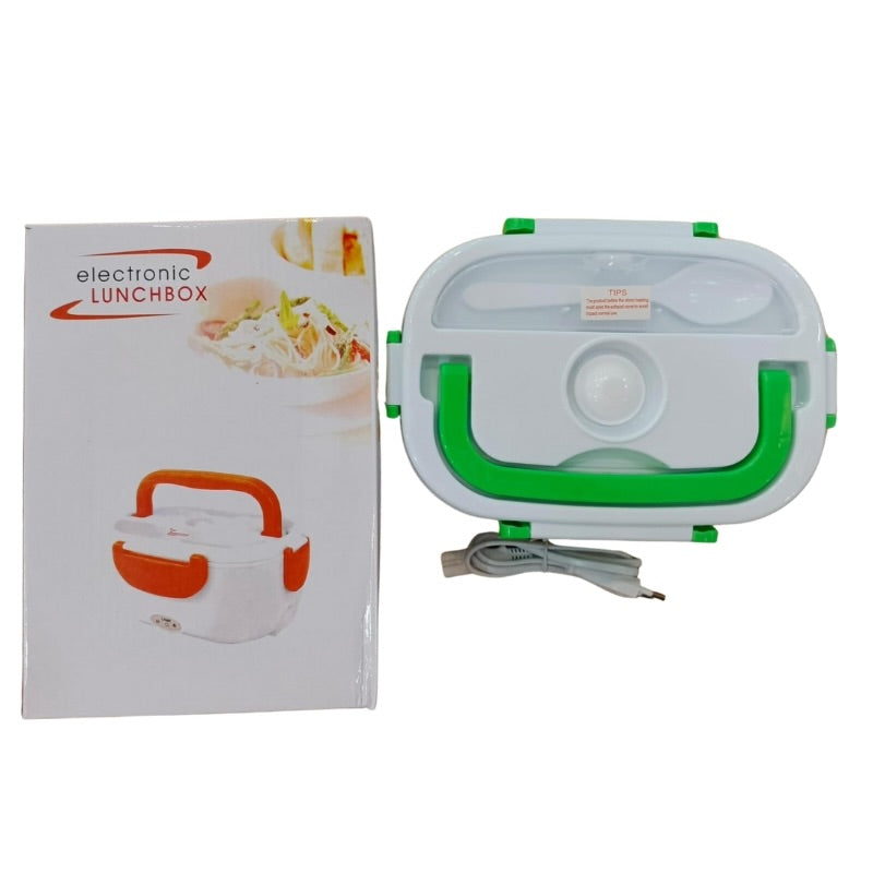 Portable Electric Lunch Box Food Warmer | Heated Meal Container (Random Color)