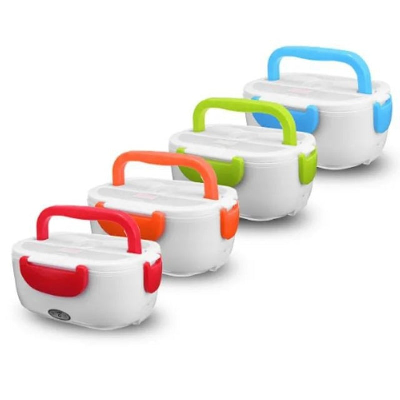 Portable Electric Lunch Box Food Warmer | Heated Meal Container (Random Color)