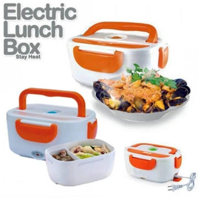 Portable Electric Lunch Box Food Warmer | Heated Meal Container (Random Color)