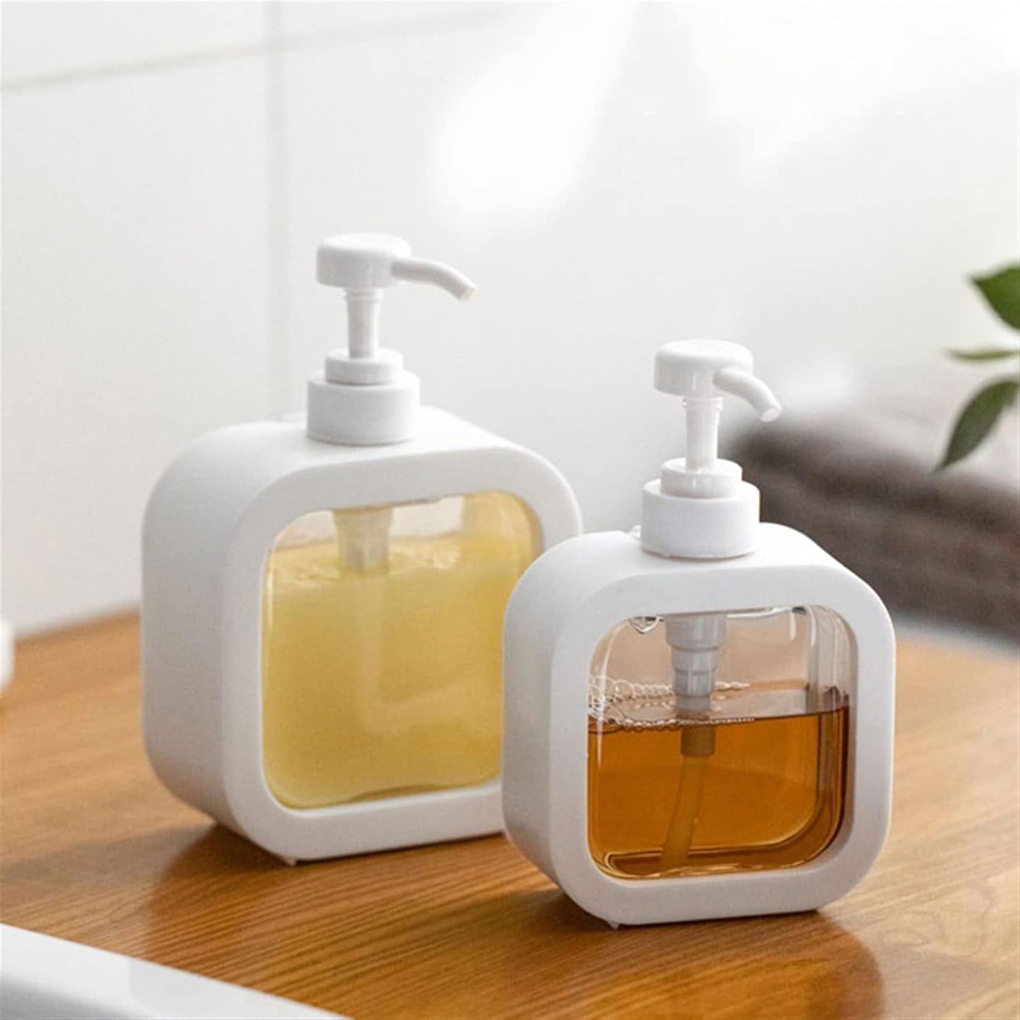 Refillable Soap Dispenser Pump Bottle 500ml for Kitchen & Bathroom