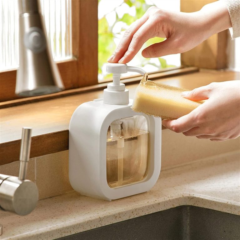 Refillable Soap Dispenser Pump Bottle 500ml for Kitchen & Bathroom