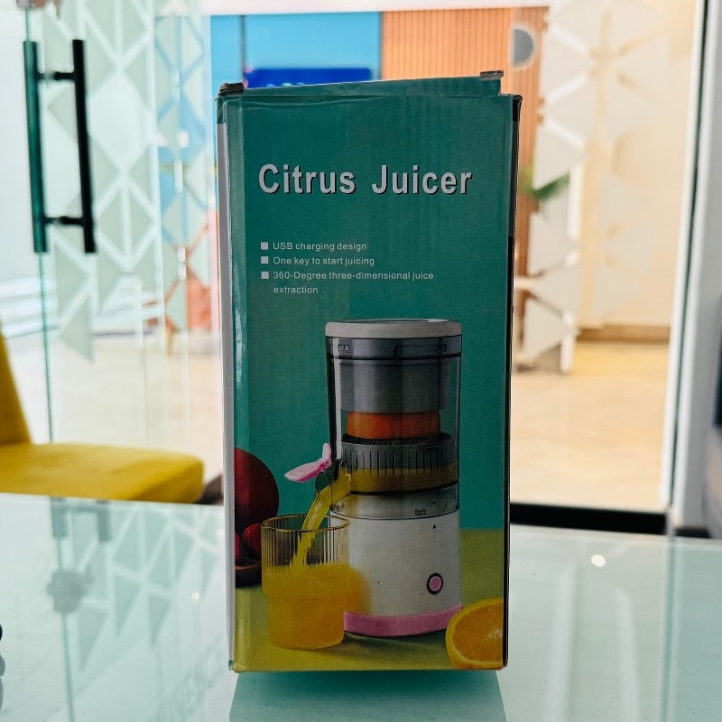 USB Rechargeable Citrus Juicer | Electric Orange & Lemon Squeezer