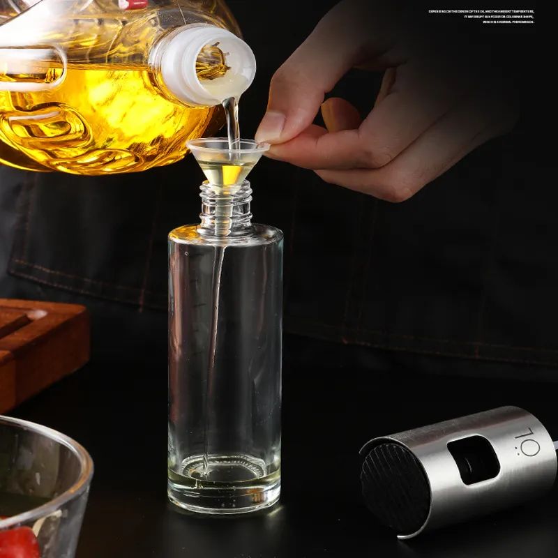 Leak-Proof Olive Oil Sprayer Bottle | Pump Dispenser for Cooking, BBQ & Grilling