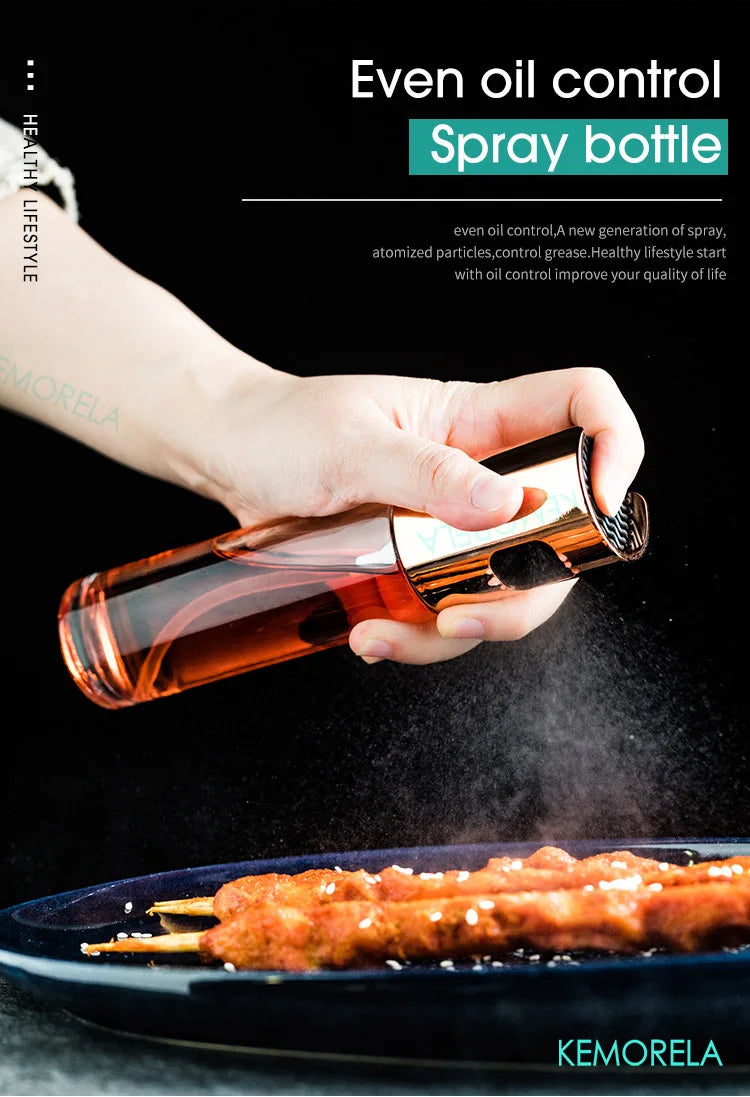 Leak-Proof Olive Oil Sprayer Bottle | Pump Dispenser for Cooking, BBQ & Grilling