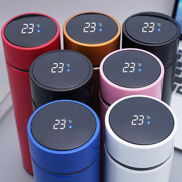 Smart LED Temperature Display Thermos Bottle – Stainless Steel Vacuum Flask