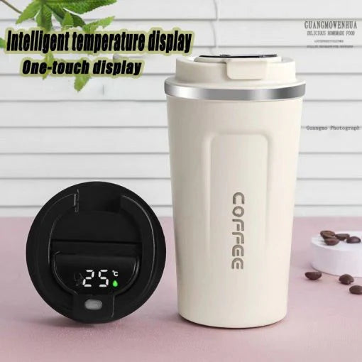 380ml Stainless Steel Vacuum Insulated Coffee Mug | Portable Travel Thermo Cup