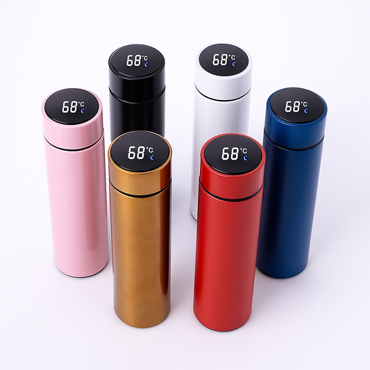 Smart LED Temperature Display Thermos Bottle – Stainless Steel Vacuum Flask