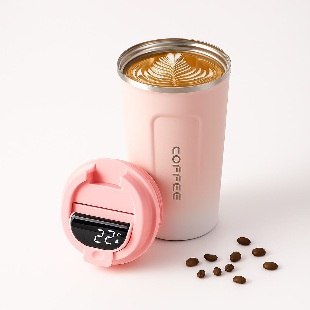 380ml Stainless Steel Vacuum Insulated Coffee Mug | Portable Travel Thermo Cup