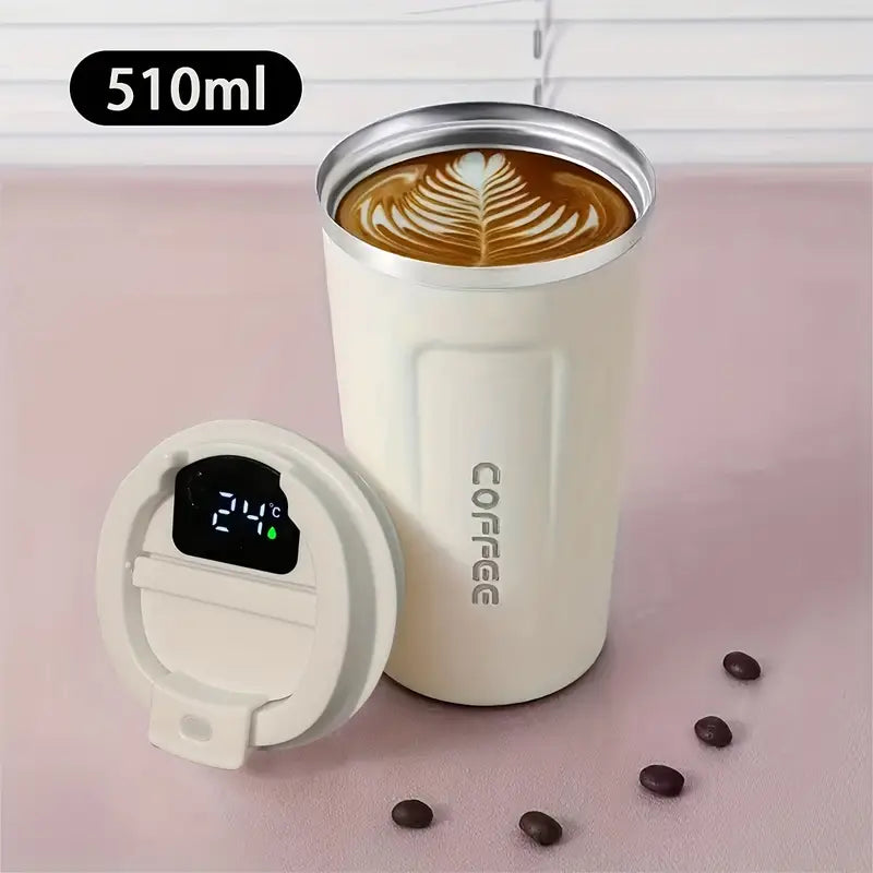 380ml Stainless Steel Vacuum Insulated Coffee Mug | Portable Travel Thermo Cup