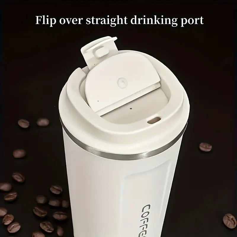380ml Stainless Steel Vacuum Insulated Coffee Mug | Portable Travel Thermo Cup